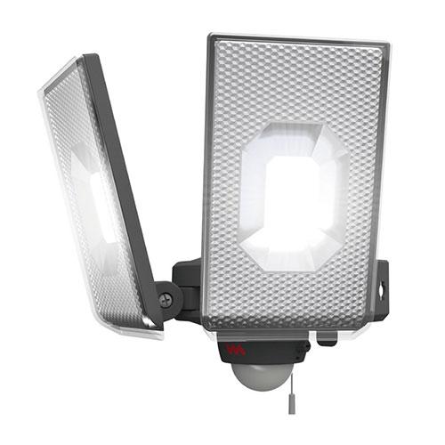 センサーライト 屋外 室内 led 人感 防雨 自動点灯 2灯 明るい スライド式 角度調節 投光器...