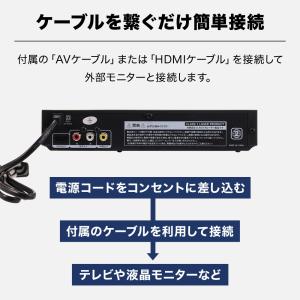 DVDプレーヤー HDMI ケーブル付 高画質...の詳細画像3