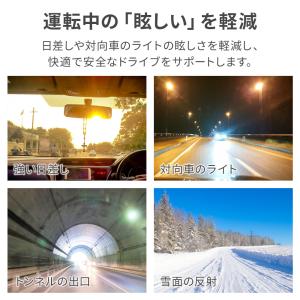 サンバイザー 車 クリップ 日除け 遮光 偏光...の詳細画像1