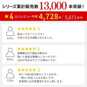 懐中電灯 led 強力 ハンディライト 電池式...の詳細画像1