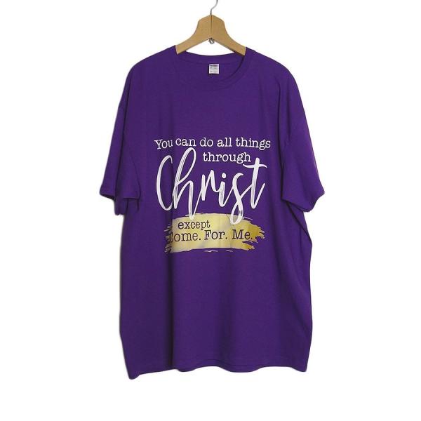 Tシャツ 新品 プリントTシャツ デッドストック 紫色 メンズ XLサイズ ティーシャツ Chris...