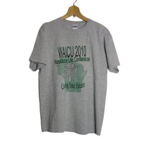 プリント Ｔシャツ WAICU 古着 グレー Mサイズ｜hurugiyaretro