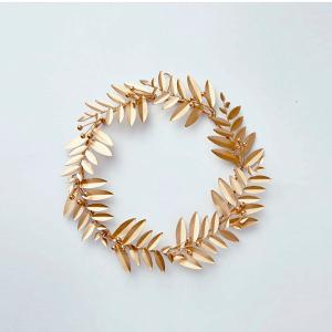 クリスマスリース ブリキ ワイヤーリース ブラ...の詳細画像1