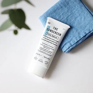 日焼け止め THE SUNSCREEN Think Nature SPF30 肌に優しい サンスクリーン 天然素材 エコ 防腐剤不使用 紫外線吸収剤不使用 無着色 日本製｜hushykke