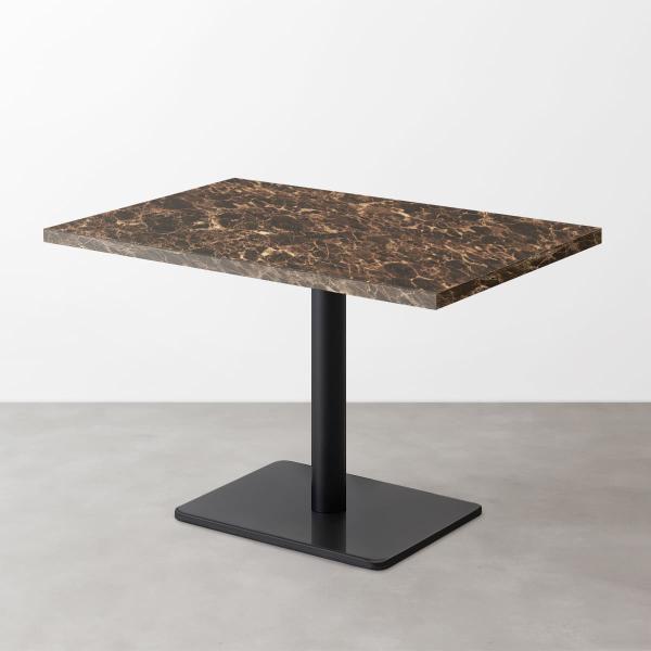 法人様限定 ハストネット スナックテーブル 大理石柄スナックテーブル（D600）ブラウンマーブル（グ...