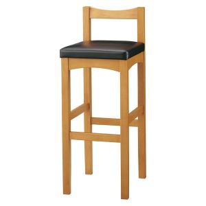 ハイチェア 天然木 レザー 新京S70 cherry 桜屋工業 和風 Japanese