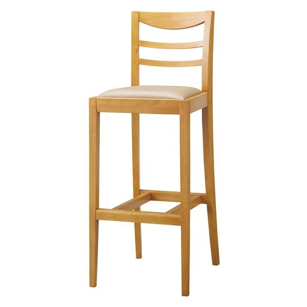 法人様限定 桜屋工業 椅子 木製 カウンターチェア ハビティS75（既製品）