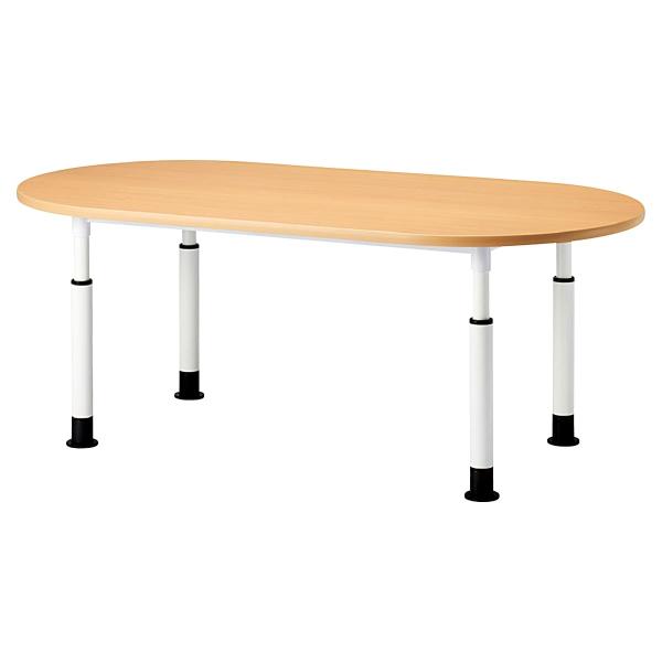 法人様限定 ニシキ工業 キッズ家具 キッズテーブル EHL テーブル 楕円型