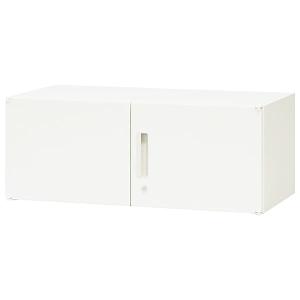 法人様限定 ナイキ（NAIKI） オフィス家具 書庫 CW-0904K-WW 両開き戸 上置用