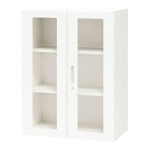 法人様限定 ナイキ（NAIKI） オフィス家具 書庫 CW-0811KG-WW 両開き戸