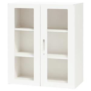 法人様限定 ナイキ（NAIKI） オフィス家具 書庫 CW-0911KG-WW 両開き戸