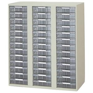 法人様限定 ナイキ（NAIKI） オフィス家具 キャビネット NW-0911ALL-AW A4用 3列・深型13段 下置用