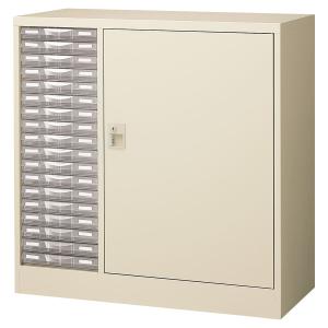 法人様限定 ナイキ（NAIKI） オフィス家具 キャビネット STDC18S-B4 片開き戸／トレーB4用・浅型18段
