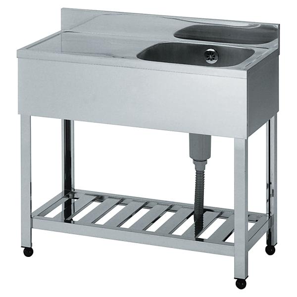 法人様限定 東製作所 厨房機器 流し台 一槽水切シンク KPM1／HPM1シリーズ