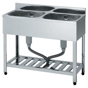 マルゼン（厨房機器） BS2-094 マルゼン 2槽 二槽 シンク 業務用