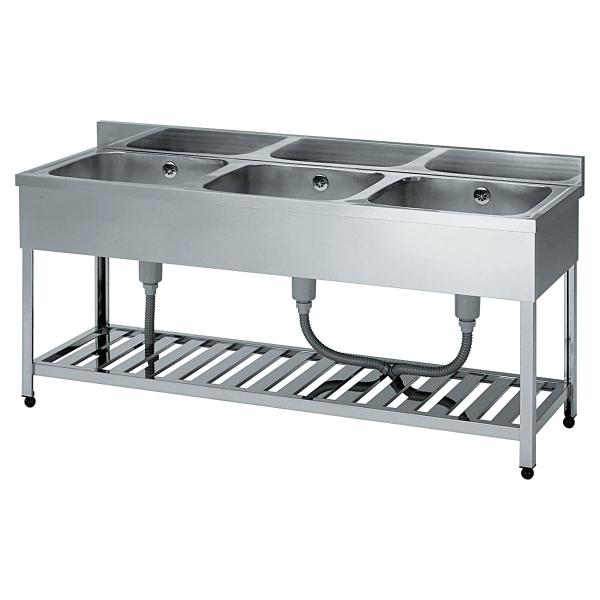 法人様限定 東製作所 厨房機器 流し台 三槽シンク KP3／HP3シリーズ