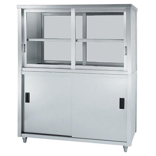 法人様限定 東製作所 厨房機器 棚 食器戸棚 両面引違上段ガラス戸 ACSWシリーズ
