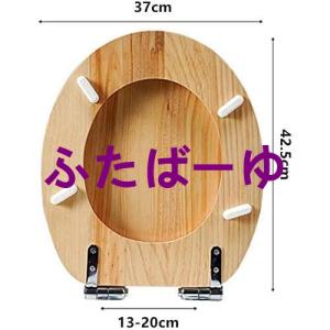 便座 木製便座 トイレ便座交換 DIY 上部固...の詳細画像1