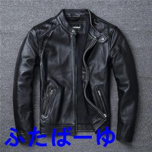 ライダースジャケット メンズ トレンド 革ジャ...の詳細画像2
