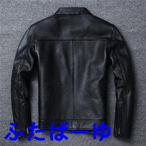 ライダースジャケット メンズ トレンド 革ジャ...の詳細画像3