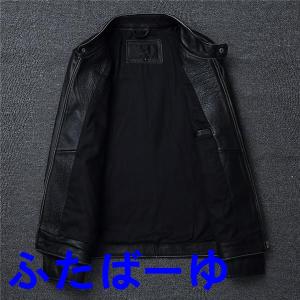 ライダースジャケット メンズ トレンド 革ジャ...の詳細画像4
