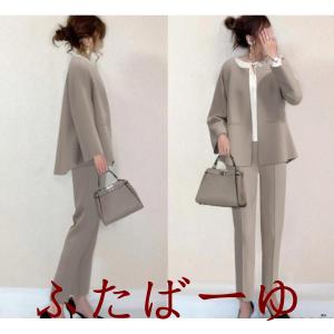 セットアップ 春 スーツ+パンツ レディース ...の詳細画像1