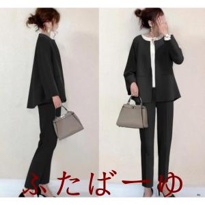 セットアップ 春 スーツ+パンツ レディース ...の詳細画像4