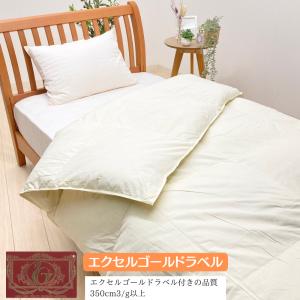 0.6kg入り 合掛け羽毛布団 エクセルゴール...の詳細画像2