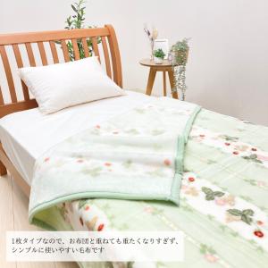 毛布 西川 シングル ウェッジウッド アクリル...の詳細画像4