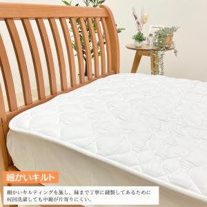 西川 洗える ベッドパッド シングル 抗菌 防...の詳細画像2
