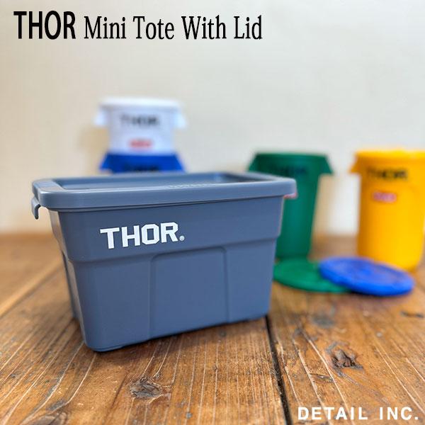 THOR Mini Tote With Lid Gray ソー ミニ トート ウィズ リッド グレー...