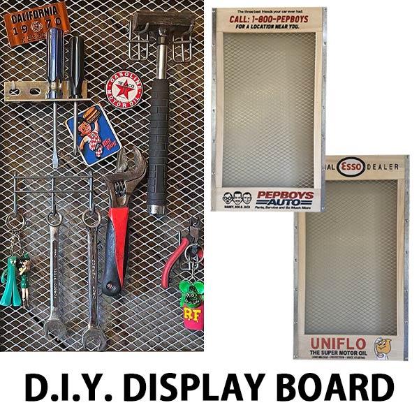 D.I.Y. DISPLAY BOARD ウッド ディスプレイボード ガレージ アメリカン雑貨 収納...