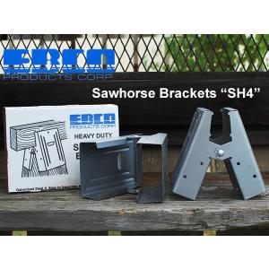 Sawhorse Brackets “SH6” ソーホース ブラケット “SH6” EBCO 馬 DIY アメリカ DETAIL スチール製 2×4材｜hutte