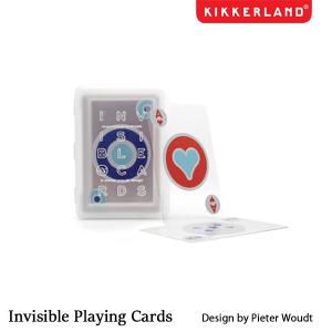 Invisible Playing Cards インビジブルプレイングカード 全2色 トランプ DETAIL KIKKERLAND キッカーランド｜hutte