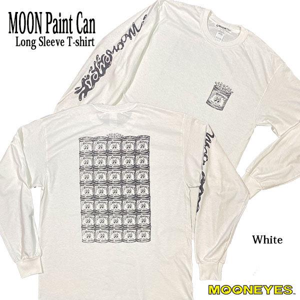 MOON Paint Can Long Sleeve T-shirt WHITE ムーン ペイント ...