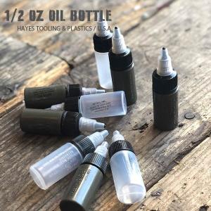 1/2 Oz Oil Bottle ハーフオンスオイルボトル 全2色 HAYES TOOLING & PLASTICS ヘイズ ツーリング アンド プラスチック DETAIL made in USA｜hutte