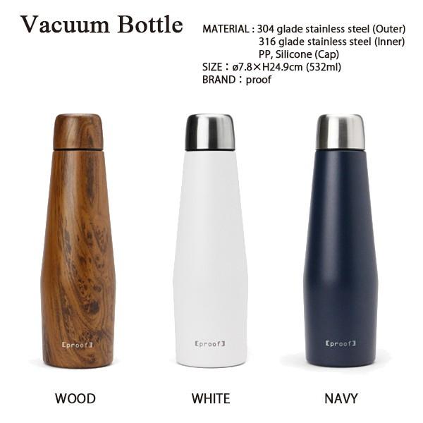 Vacuum Bottle バキュームボトル 水筒 316ステンレス 532ｍｌ DETAIL