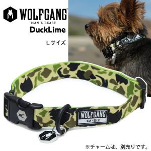 DuckLime COLLAR Lサイズ 首輪 WOLFGANG ウルフギャング アメリカ 大型犬｜hutte