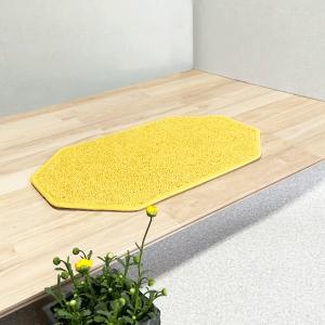 玄関マット 風水 黄色 洗える 天然素材 綿1...の詳細画像3