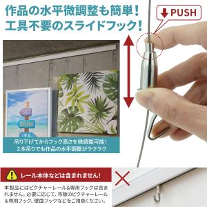 [ネセクト] ピクチャーレールワイヤー 2本セ...の詳細画像2