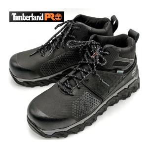 Timberland PRO ティンバーランド プロ メンズ 26cm ワイズ：D 安全靴/ワーカーブーツ Ridgework Composite Safety Toe Waterproof Mid 黒｜hw-shop