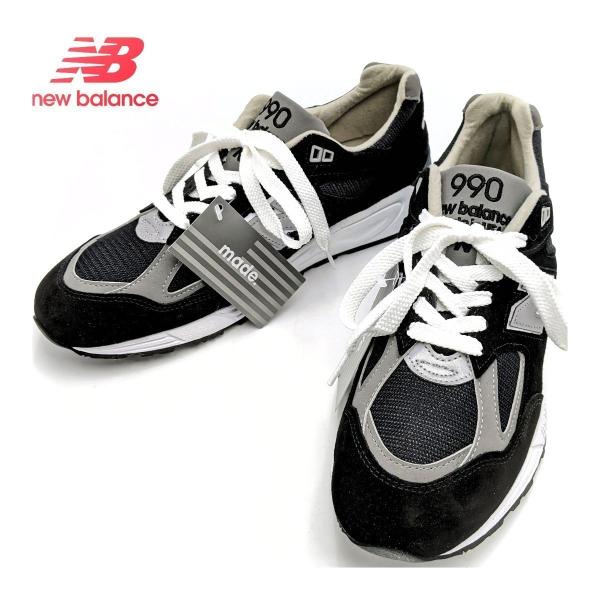 ニューバランス M990BK2 28cm ワイズ:D New Balance メンズ スニーカー ブ...