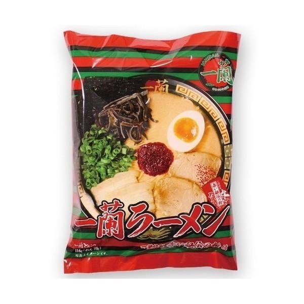 一蘭ラーメン 袋麺 ちぢれ麺 １２食セット ３食パックｘ４ 福岡店舗限定販売品