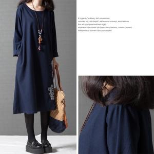 チュニック オルチャン チュニックワンピ 長袖...の詳細画像2