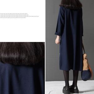 チュニック オルチャン チュニックワンピ 長袖...の詳細画像3