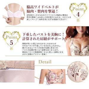 アンダーバスト70〜90cmサイズ有 脇肉スッ...の詳細画像4