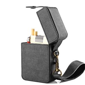 シガレットケース 革調 タバコケース 喫煙具 煙草ケース 収納ケース大容量 20本収納 小型 携帯に便利です ストレス耐性 防水 ファッショ｜hy-box