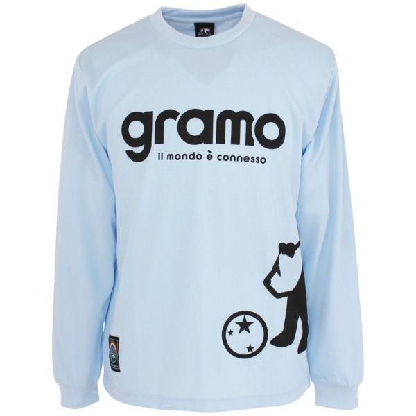 gramo(グラモ) ロングプラクティスシャツ WORKS LP-003-17-L ライトブルー L