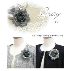 輝きコサージュ ラメ グレー 4d-17 ポイント消化 フォーマル
