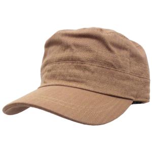 キャップ 帽子 無地 コットン ワークキャップ L ベージュ cap-1037-01